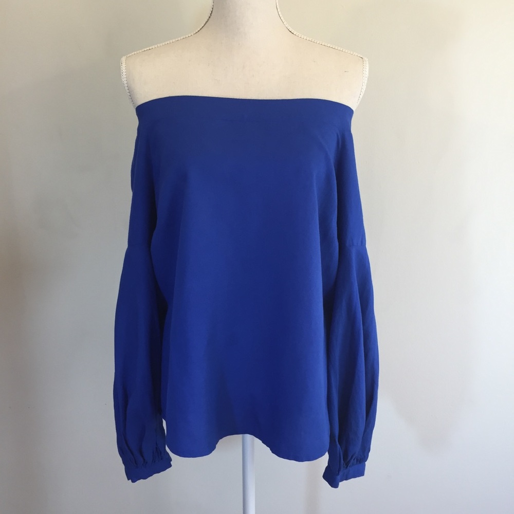 HP! Anthropologie Floreat Off The Shoulder Top - Picture 5 of 8